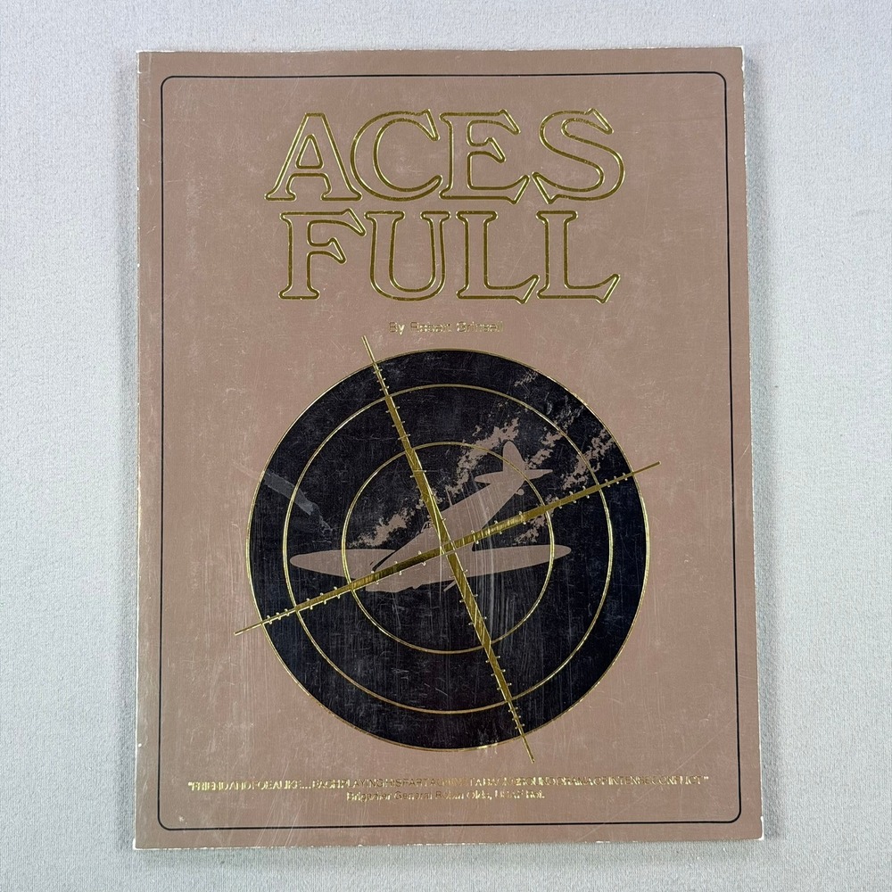Aces Full Robert Grinsell Softcover 1974 1st Edition WWII Aviation History Book